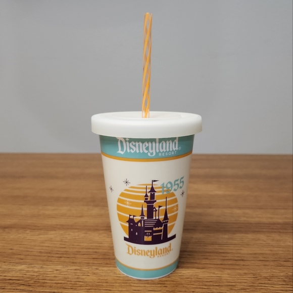 Disney | Dining | Disney Parks Ceramic Travel Cupmug With Lid And Straw ...